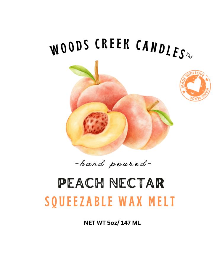 Peach Nectar Hand Crafted Scented Wax Melts